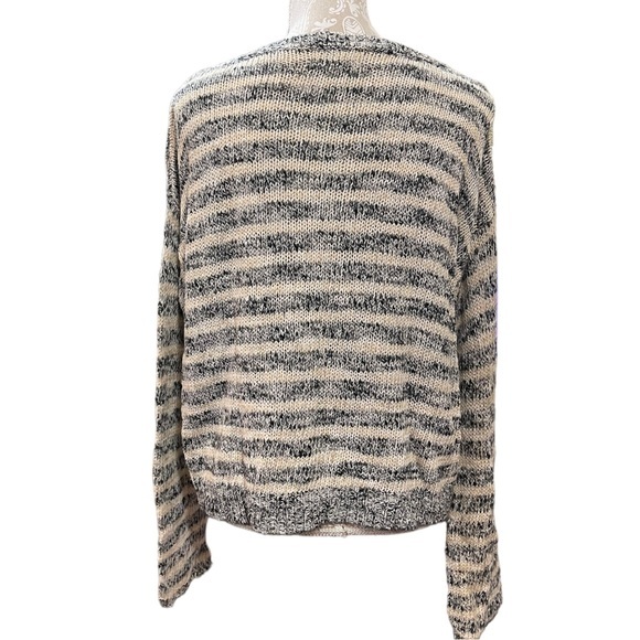 DENIM AND SUPPLY Striped Sweater Cotton Nubby Knit Large INV - Picture 3 of 10
